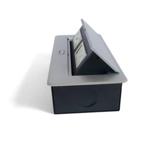 Hộp điện âm bàn đa năng phòng họp tích hợp ổ cắm thông minh HDMI, LAN, điện thoại 8 Hộp điện âm bàn đa năng phòng họp