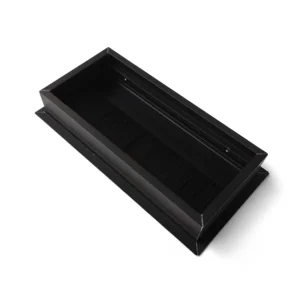 Nắp chụp luồn dây điện bằng nhôm sơn màu đen kích thước 160 x 80 mm 9 Nắp chụp luồn dây điện