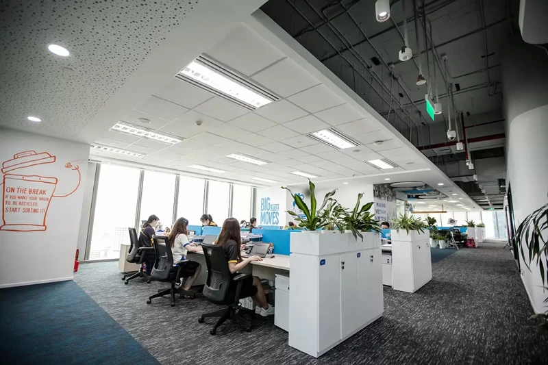 Xu hướng nội thất văn phòng năm 2025 2 Văn phòng xanh và bền vững